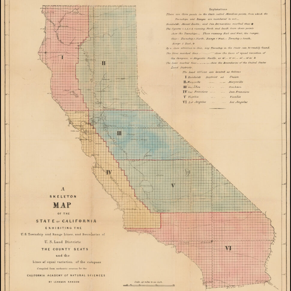 California Townships Map